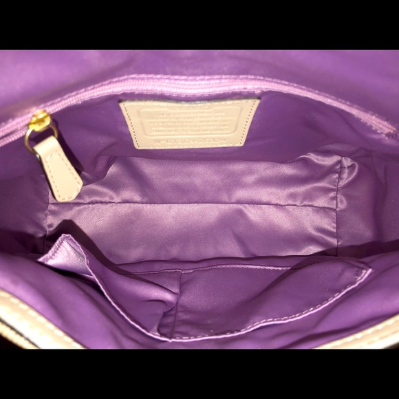 NWT! Coach Madison Glitter Lizard Sadie Satchel - Picture 6 of 7